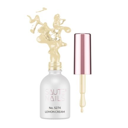 Gel polish Saute Nails - S274 LEMON CREAM 8ml.